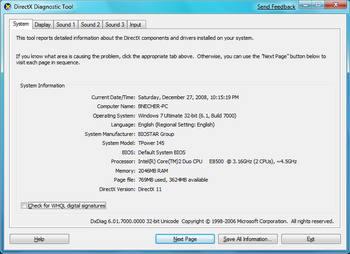 Windows 7 DirectX 11